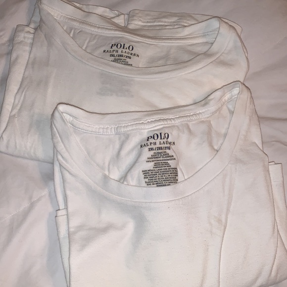 Polo Ralph Lauren Other - 2 POLO TEES 2xl washed and cleaned good condition selling as is